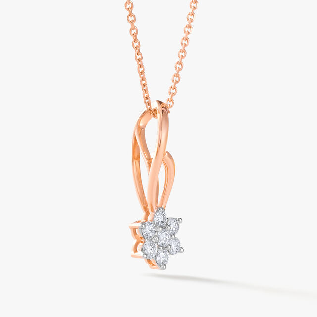 Wild Flower Pendant With Chain,,hi-res image number null
