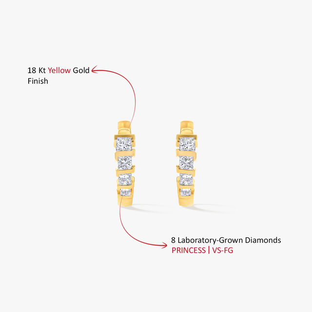 Princess Parade Hoop Earrings,,hi-res image number null