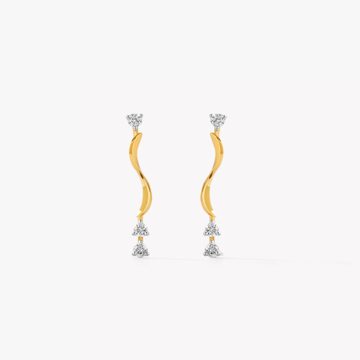 Go With The Flow Stud Earrings