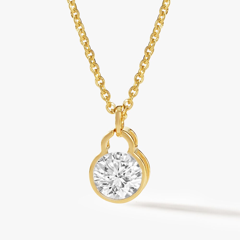 Lock My Glow Pendant With Chain,,hi-res image number null