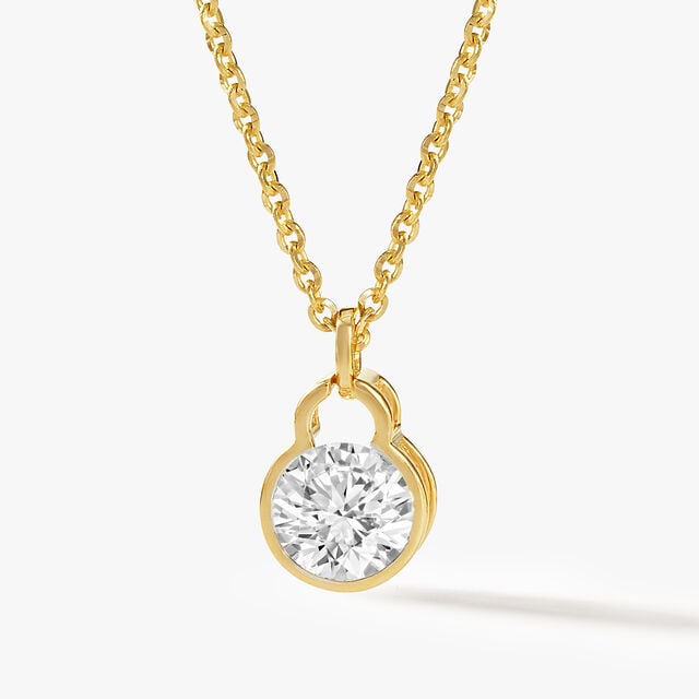 Lock My Glow Pendant With Chain,,hi-res image number null