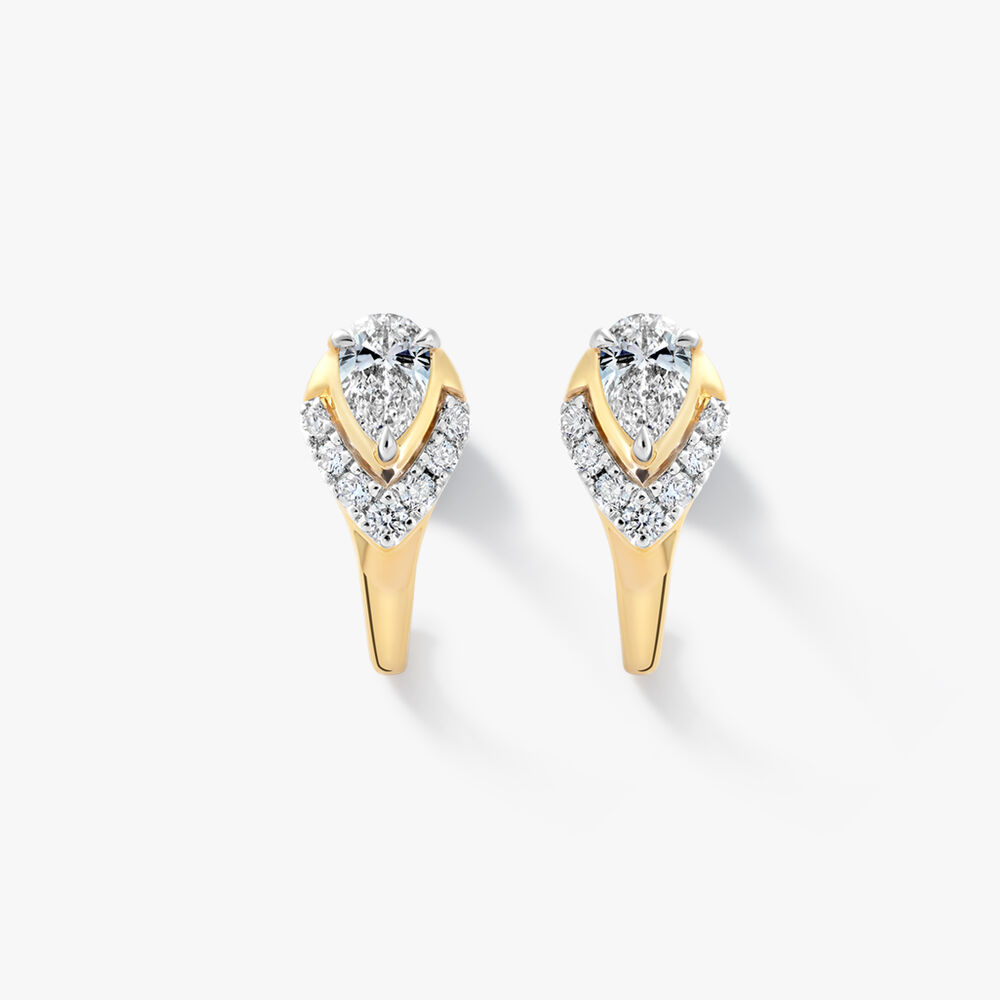Pear Parade J-Hoop Earrings,,hi-res image number null