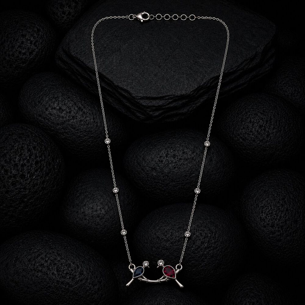 Tweet Together Silver Necklace,,hi-res image number null