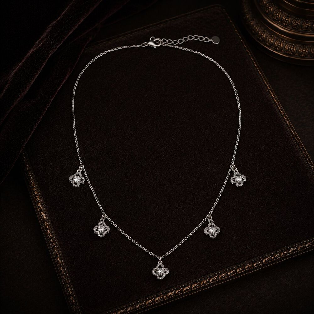 Luck On The Loose Silver Necklace,,hi-res image number null