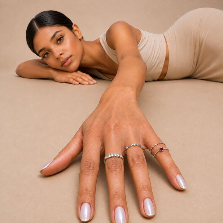 Stack It Your Way Silver Finger Rings