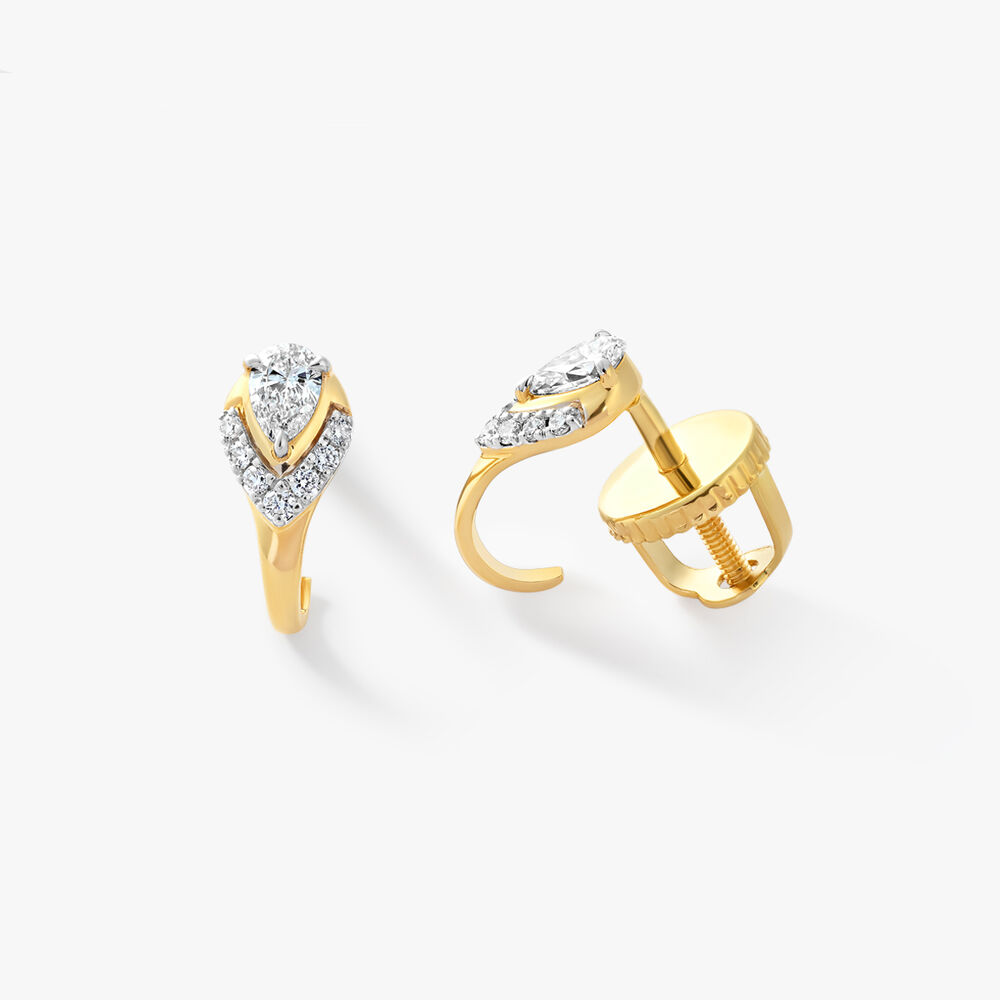 Pear Parade J-Hoop Earrings,,hi-res image number null