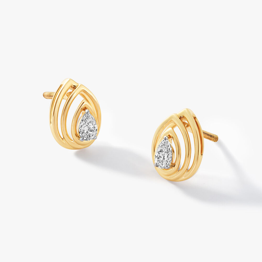 Daring Pear Stud Earrings,,hi-res image number null