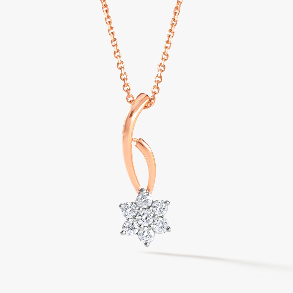 Wild Flower Pendant With Chain,,hi-res image number null