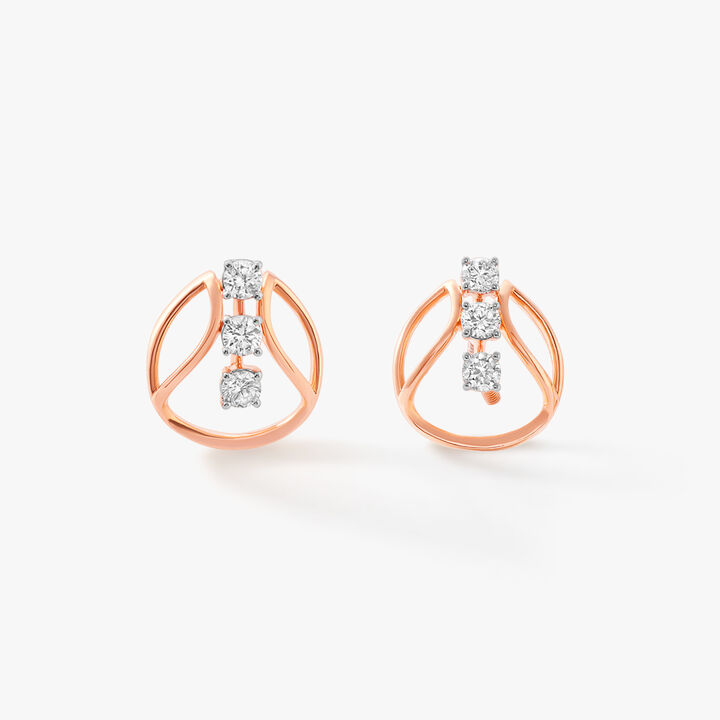 Triple Take Stud Earrings