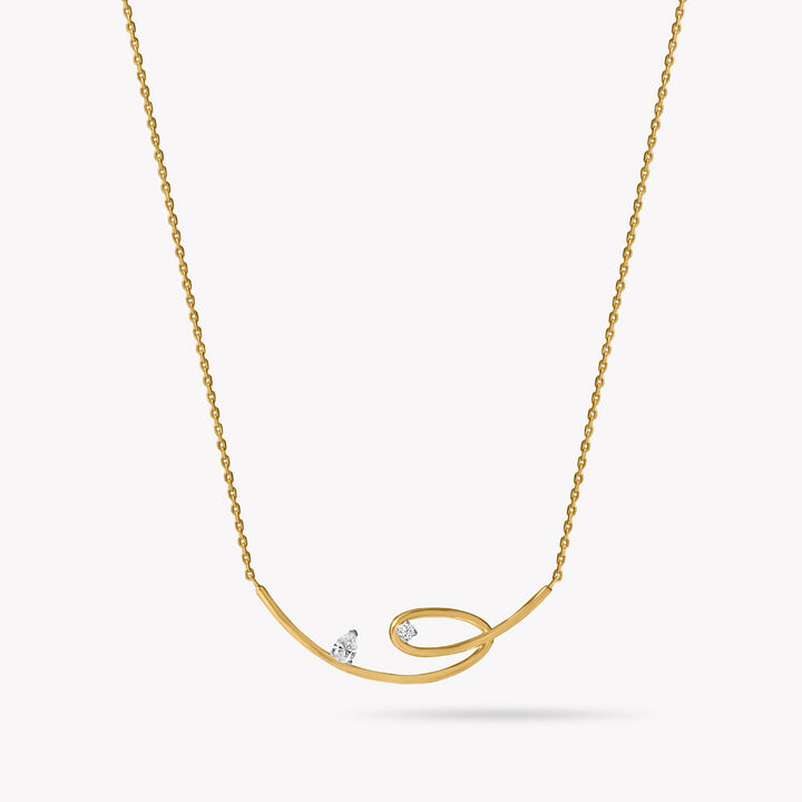 Stroke That Holds Pendant With Chain