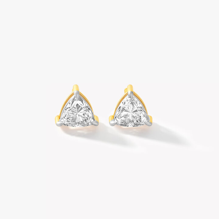 Cut To Shape Stud Earrings
