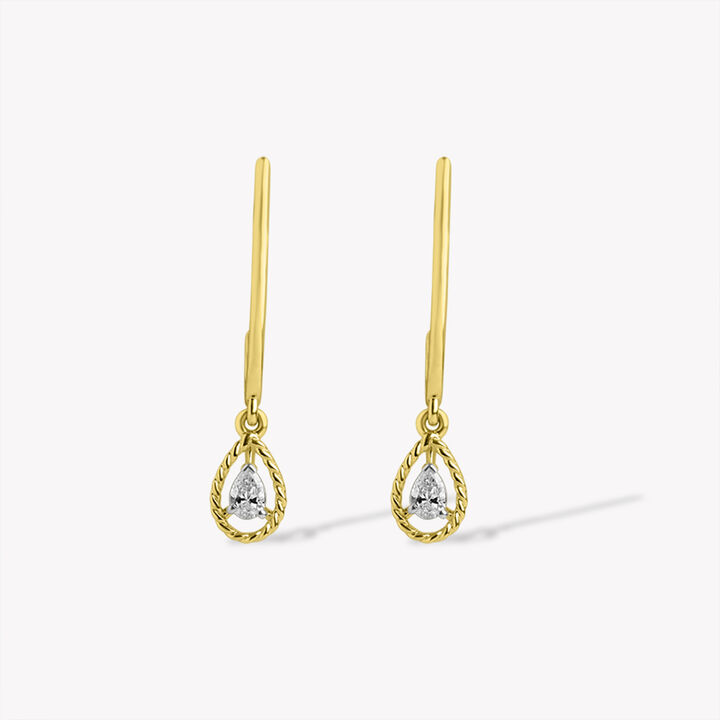 Finish Strong J Hoop Earrings