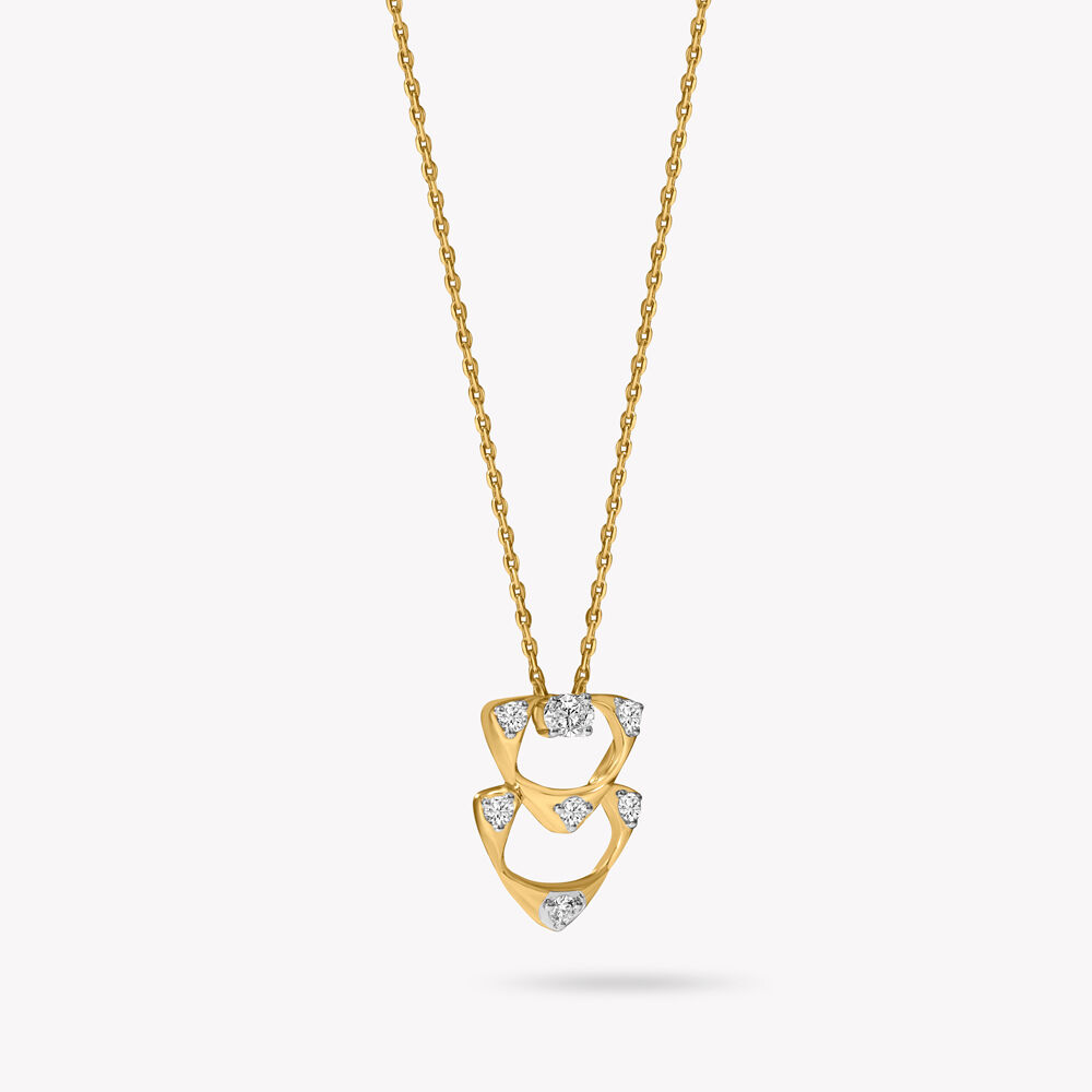 Double Trouble Pendant With Chain,,hi-res image number null
