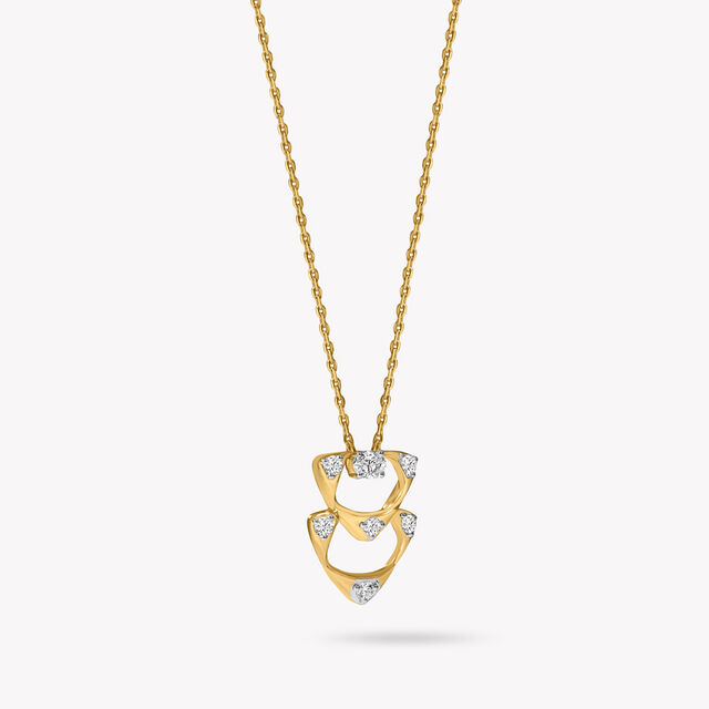 Double Trouble Pendant With Chain,,hi-res image number null