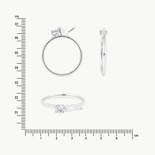Catch A Flight Silver Finger Ring,,hi-res image number null