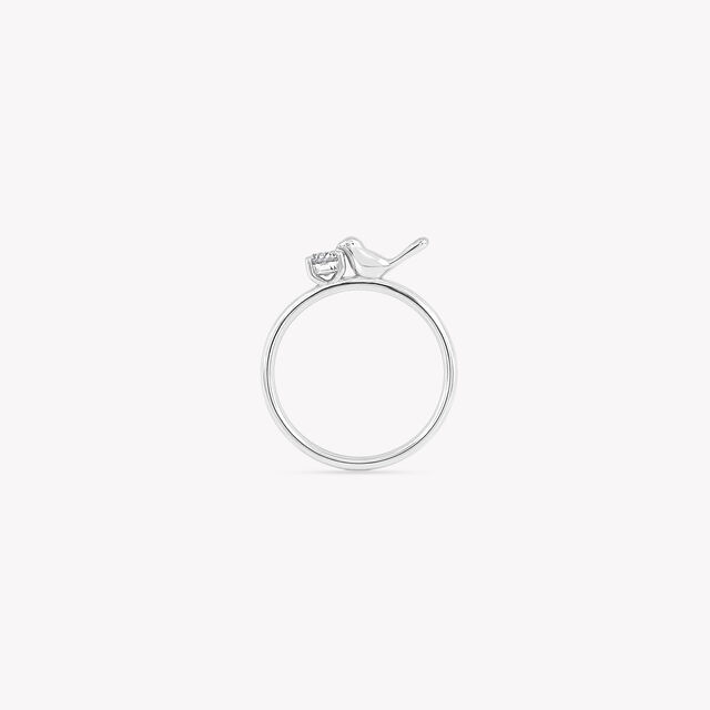 Catch A Flight Silver Finger Ring,,hi-res image number null