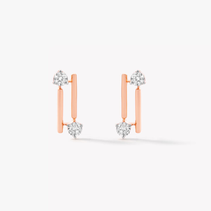 Opposites Align Stud Earrings