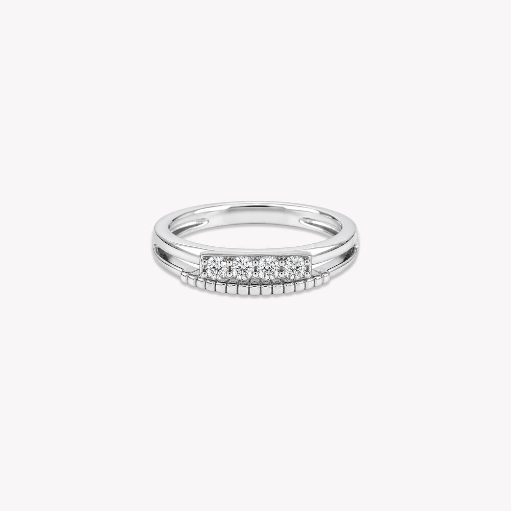 Three To Impress Silver Finger Ring,,hi-res image number null