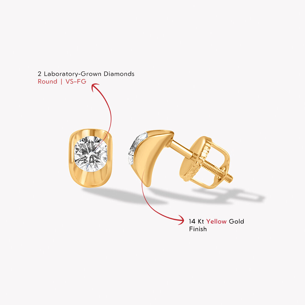 Fold And Hold Stud Earrings,,hi-res image number null