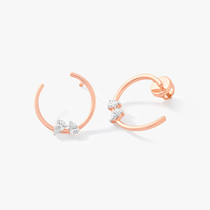 Curve Chemistry Hoop Earrings