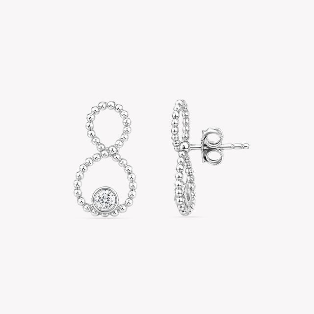 Forever In Focus Silver Stud Earrings,,hi-res image number null