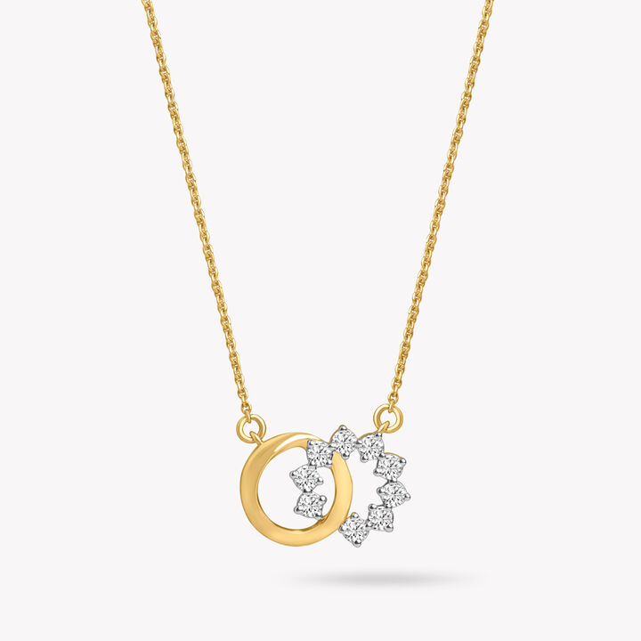 Circle Game Pendant With Chain