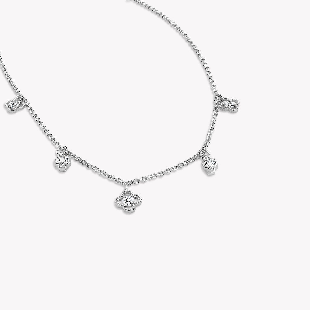 Luck On The Loose Silver Necklace,,hi-res image number null