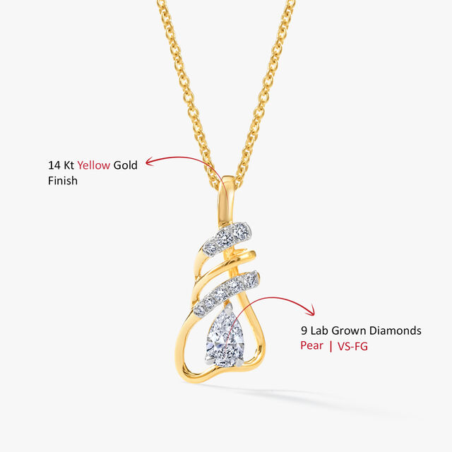 Twist of Want Pendant With Chain,,hi-res image number null