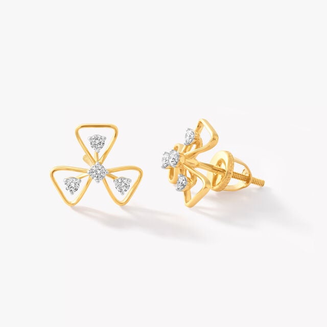 Angles That Bloom Stud Earrings,,hi-res image number null