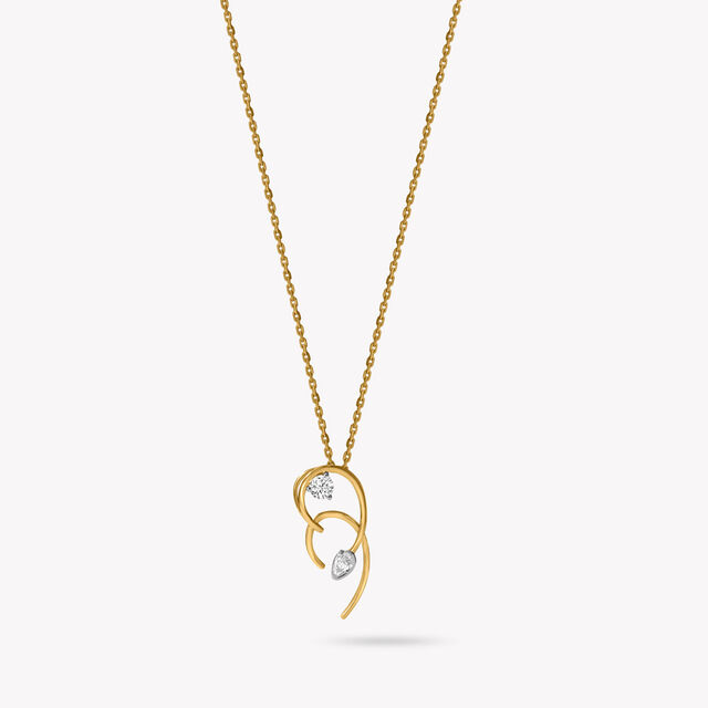 Curves That Dont Behave Pendant With Chain,,hi-res image number null