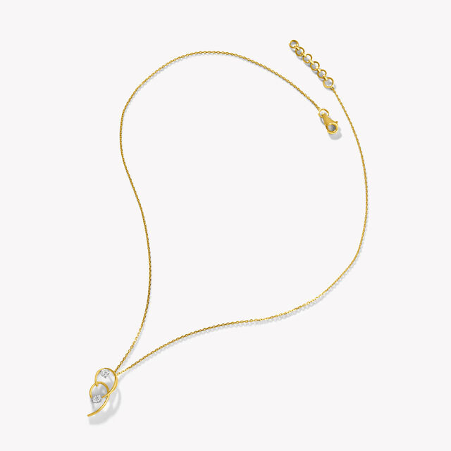 Curves That Dont Behave Pendant With Chain,,hi-res image number null