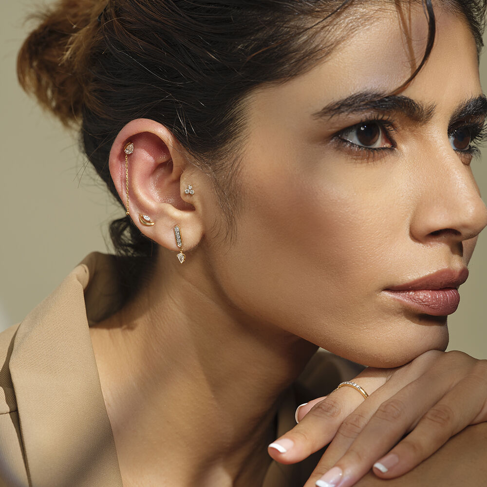 Line To Light Drop Earrings,,hi-res image number null