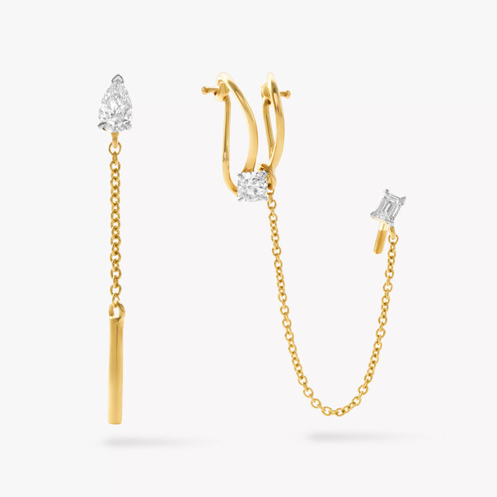 Chain & Charm Earrings