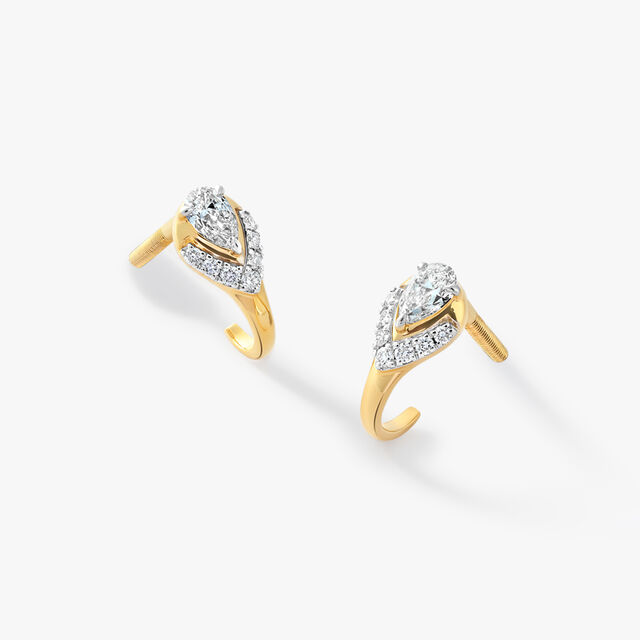 Pear Parade J-Hoop Earrings,,hi-res image number null