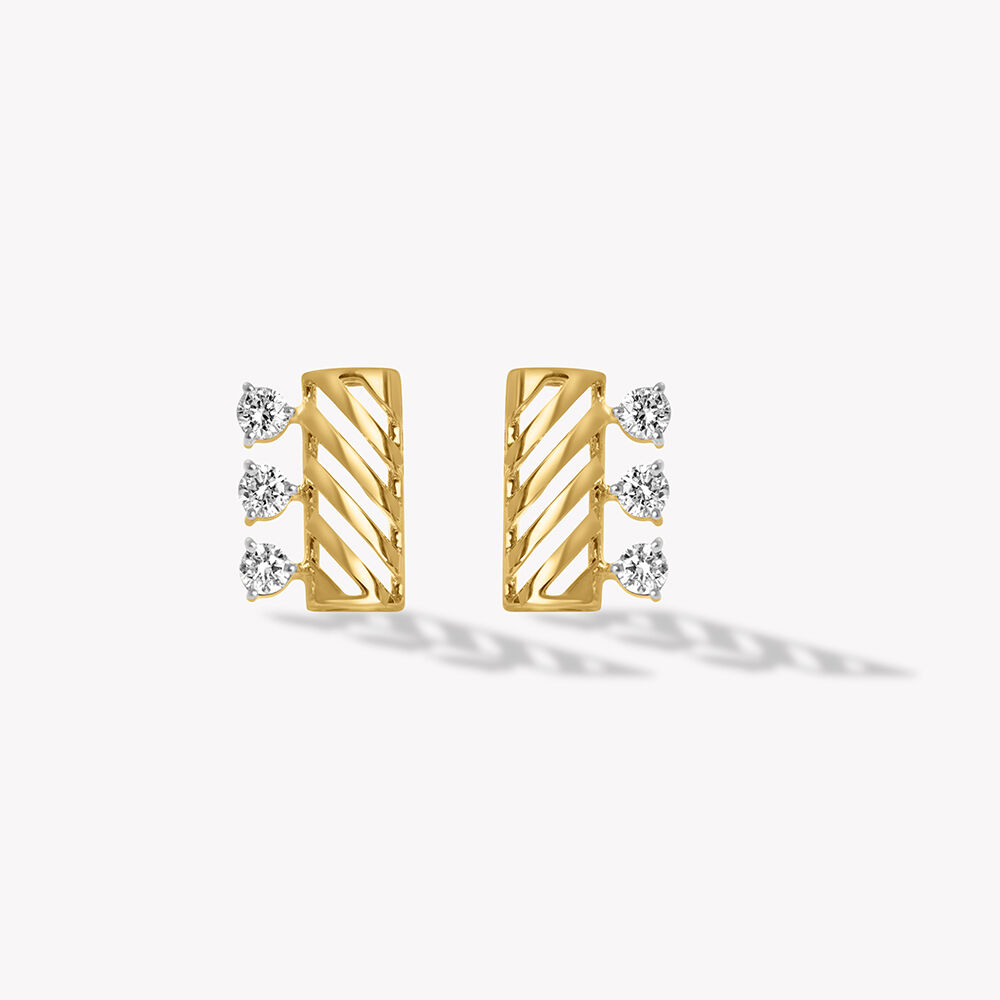 Side By Shine Stud Earrings,,hi-res image number null