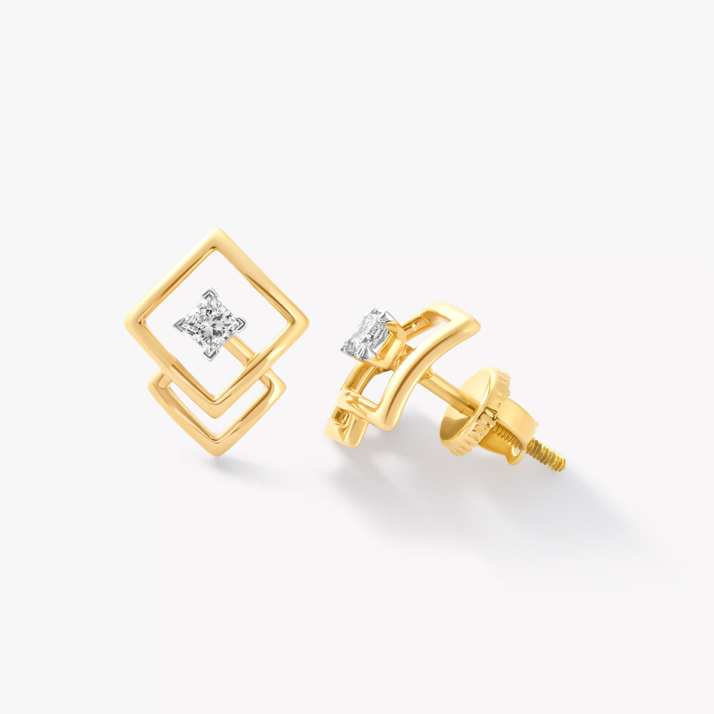 Frame Game Stud Earrings,,hi-res image number null