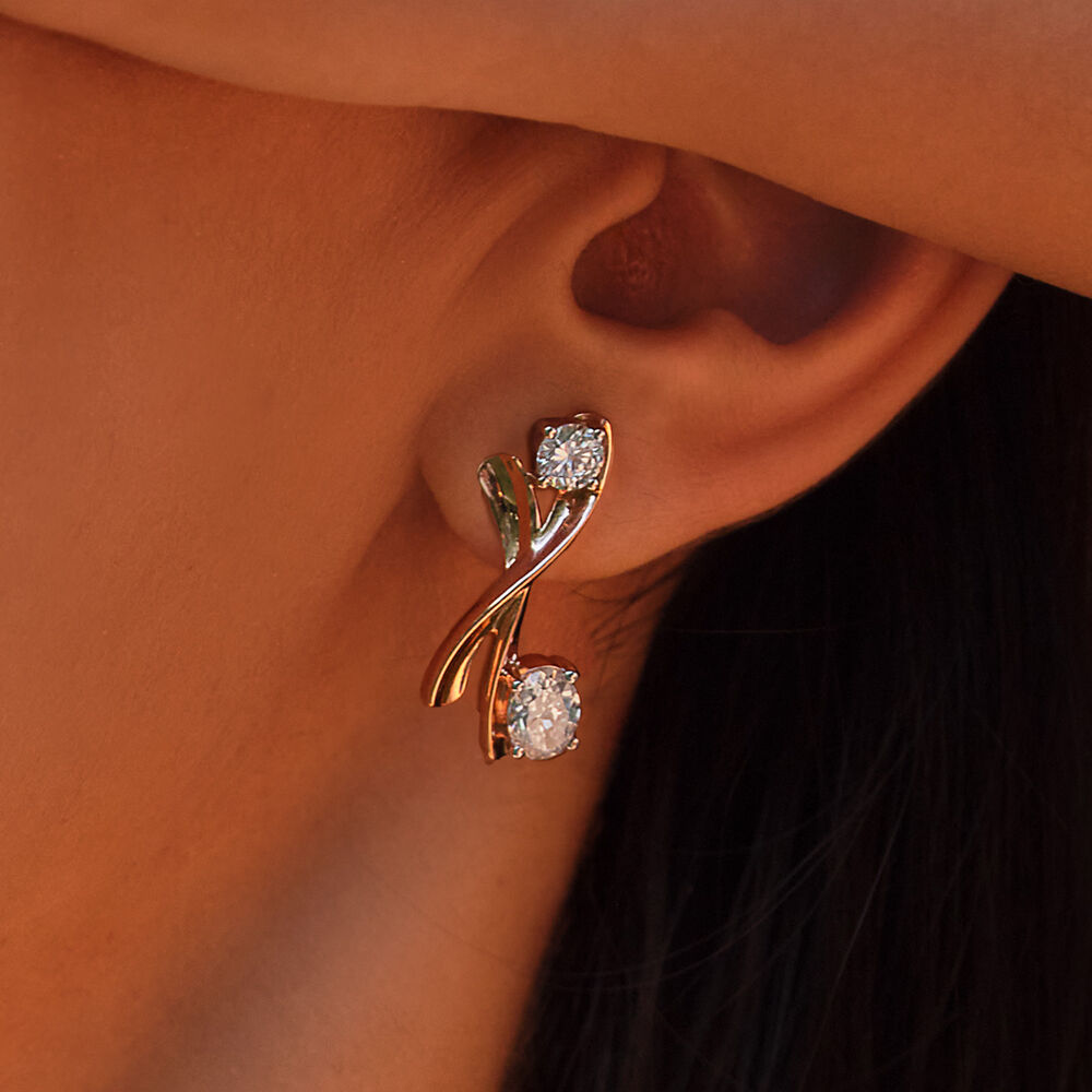 Unscripted Curves Drop Earrings,,hi-res image number null