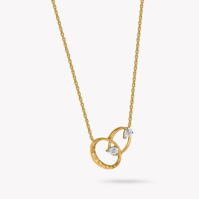 Split Mood Pendant With Chain,,hi-res image number null