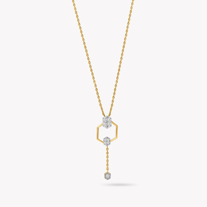 Hex On Display Pendant With Chain