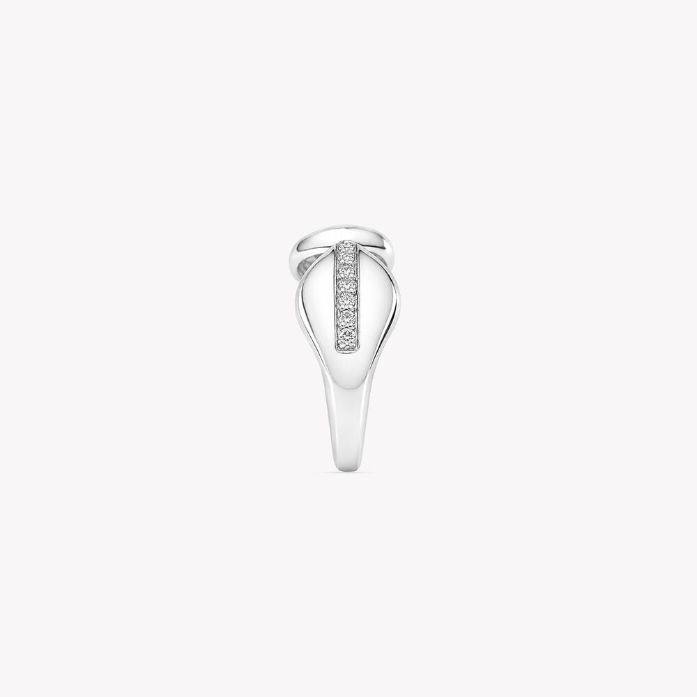 Meet In The Middle Silver Finger Ring,,hi-res image number null