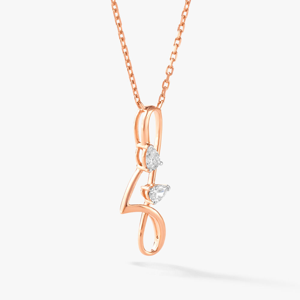 Offbeat Pear Pendant With Chain,,hi-res image number null