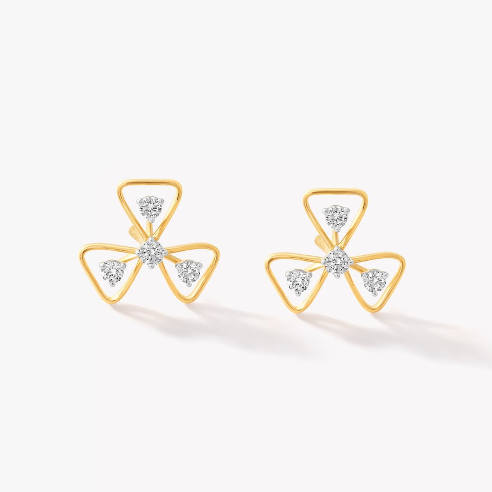 Angles That Bloom Stud Earrings,,hi-res image number null
