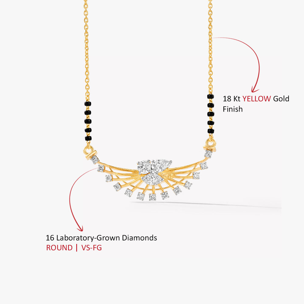 Own the Spotlight Mangalsutra,,hi-res image number null
