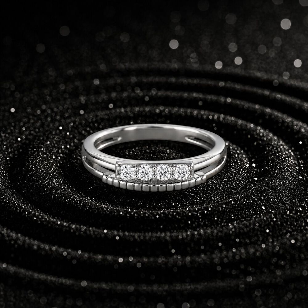 Three To Impress Silver Finger Ring,,hi-res image number null