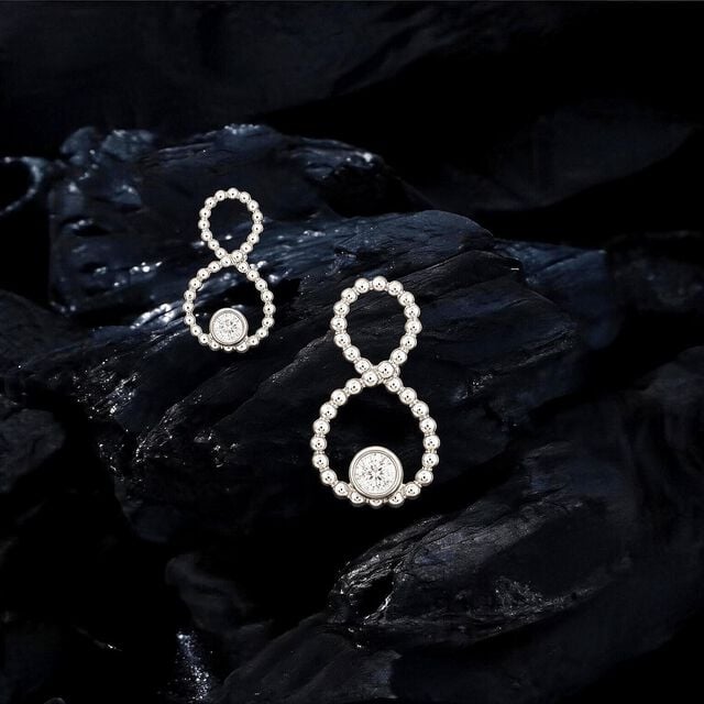 Forever In Focus Silver Stud Earrings,,hi-res image number null