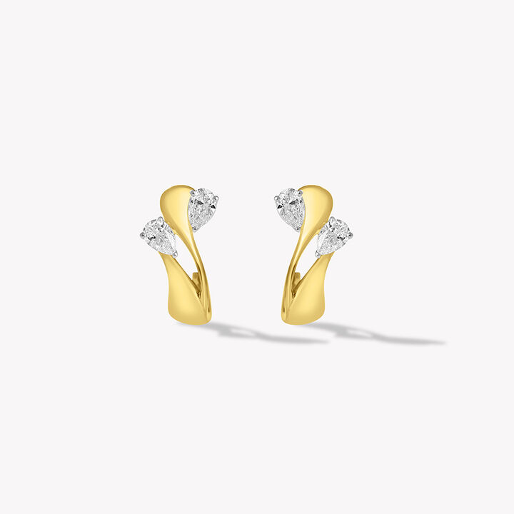 Pear Control Stud Earrings