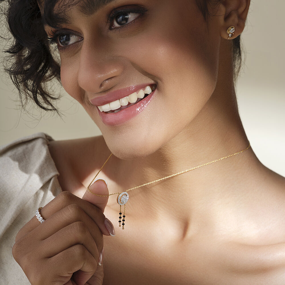 Slightly Sideways Please Mangalsutra,,hi-res image number null