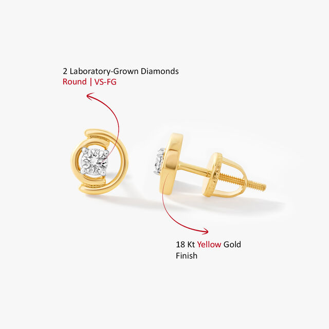 Circle Back Stud Earrings,,hi-res image number null