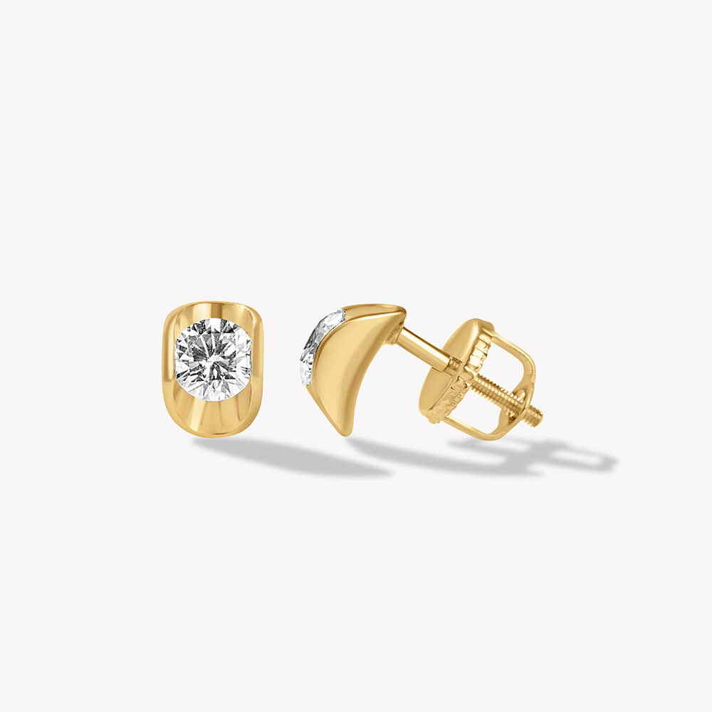 Fold And Hold Stud Earrings,,hi-res image number null