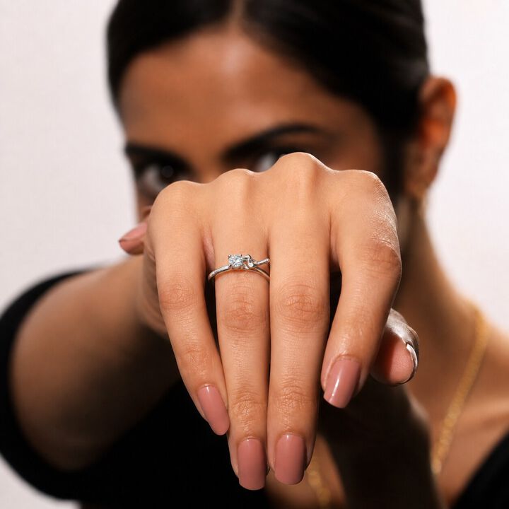 Catch A Flight Silver Finger Ring